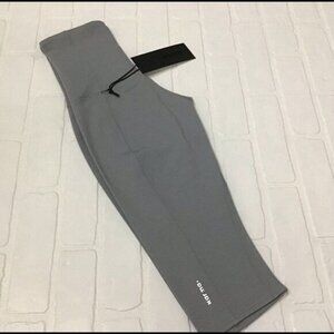 Cutout pants NWT KARMA high waisted rise crop leggings sports yoga runni…